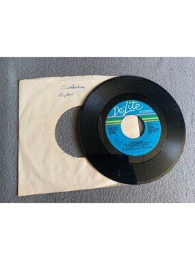 Kool & The Gang "Celebration" 45 RPM Vinyl Record De-Lite Records 1980 Single